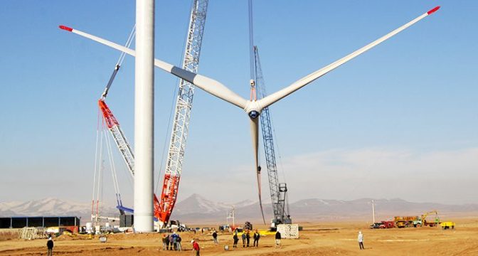 Energía eólica en Irán, parque eólico en Sistan-Baluchestan