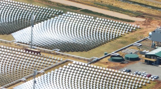 Protermosolar, Ciudad minera australiana elegida para la primera gran central de energía termosolar