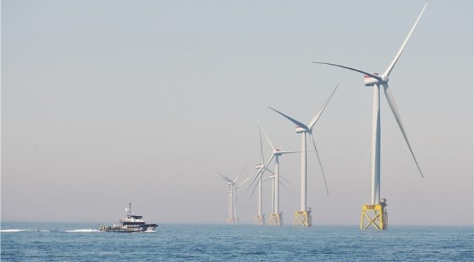 Iberdrola pone en marcha su mayor eólica, East Anglia ONE, en aguas del Reino Unido