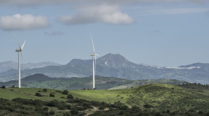 El parque eólico El Tesorillo cumple seis meses