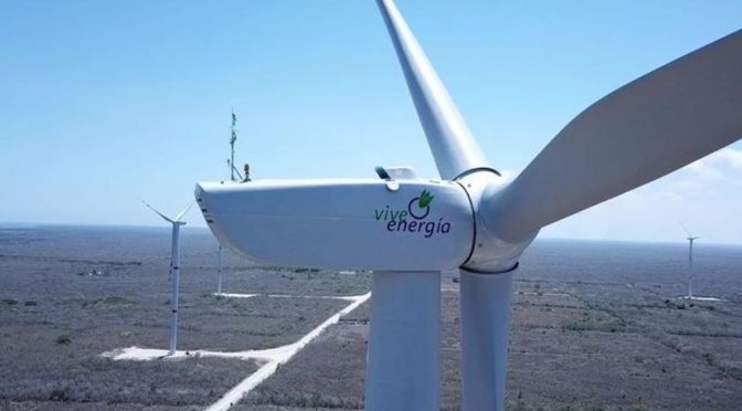 Eólica en Yucatán, Vive Energía inaugura Parque Eólico Península