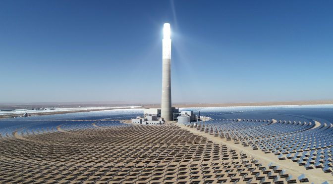 China anuncia otros 1,3 GW de termosolar con 12.000 MWh de almacenamiento térmico