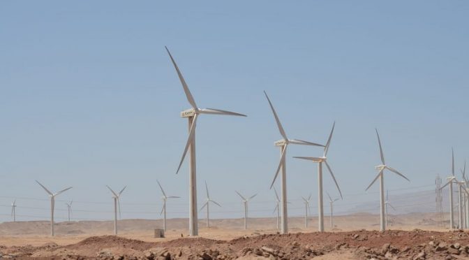 Energía eólica en Egipto, aerogeneradores de Vestas para parque eólico EPC de 252 MW