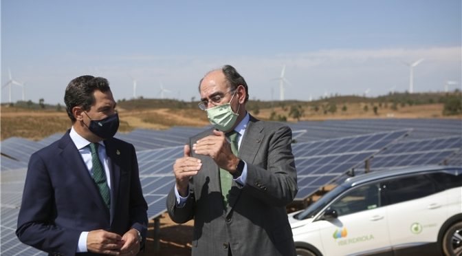 Iberdrola triplica su apuesta renovable en Andalucía que alcanzará los 3.000 MW en los próximos cinco años