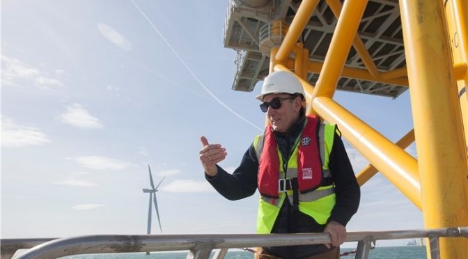 Iberdrola y Total se unen para pujar por la central de energía eólica marina Thor, en Dinamarca