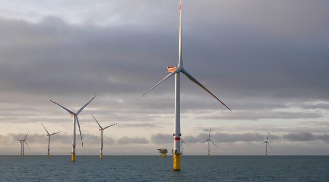 Alemania planea otorgar más espacio a la energía eólica marina en el Mar del Norte y en el Báltico