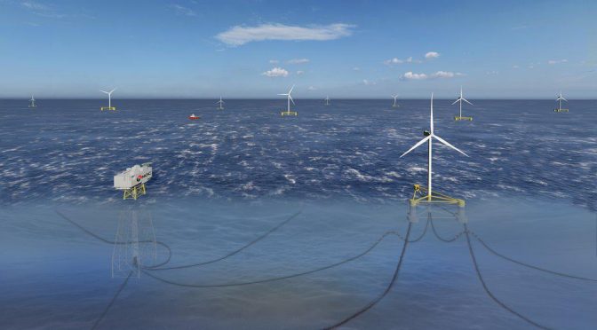 Ferrovial construirá e instalará una plataforma de energía eólica marina flotante en el País Vasco
