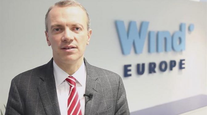 AEE publica una entrevista con el Director General de WindEurope, Giles Dickson Fuente: Noticias Medio Ambiente