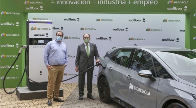 Iberdrola adquiere los primeros 1.000 cargadores rápidos Supernova de Wallbox