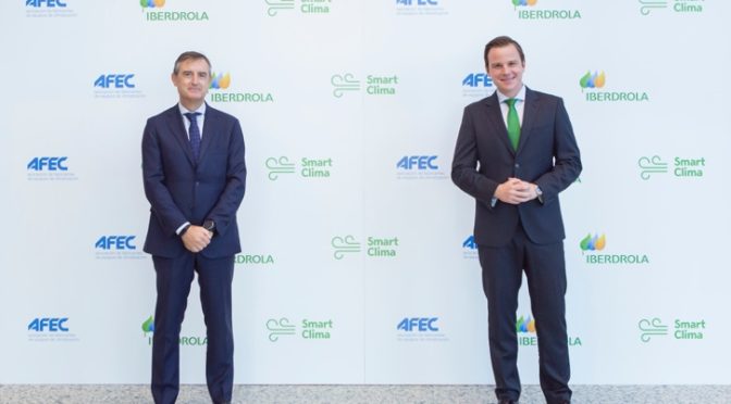 Iberdrola y AFEC se unen para impulsar la climatización eléctrica y sostenible en España