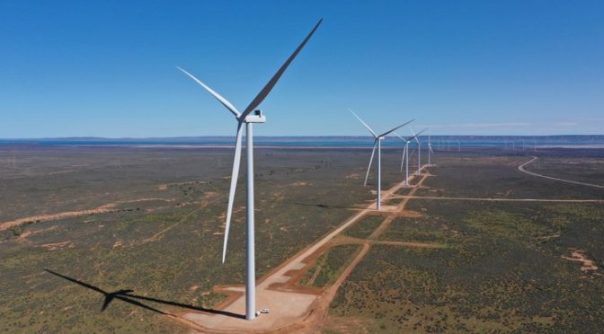 Comienzan los trabajos en parque eólico del sur de Australia