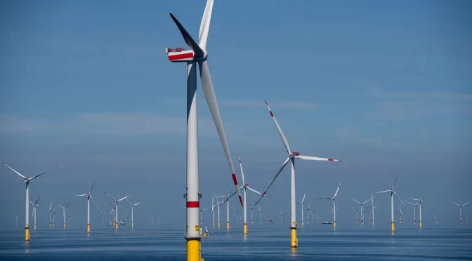 Objetivo de los Países Bajos de energía eólica marina: 70 GW by 2050
