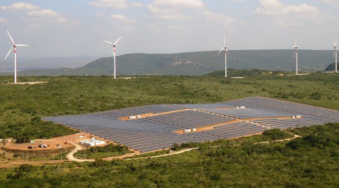 Nuevas instalaciones de solar y eólica en Piauí este año sumarán juntas 601,33 MW