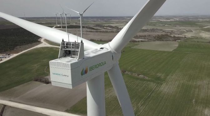 Iberdrola superará los 6.500 MW de potencia eólica en España