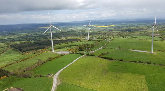 El auge de los aerogeneradores en Irlanda