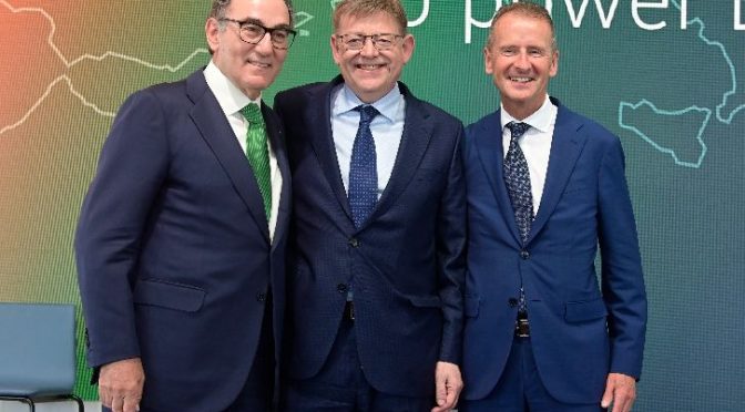 Iberdrola contribuirá a hacer sostenible la cadena de valor del vehículo eléctrico de Volkswagen