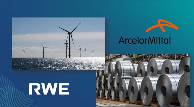 RWE y ArcelorMittal impulsan la eólica marina e instalaciones de hidrógeno