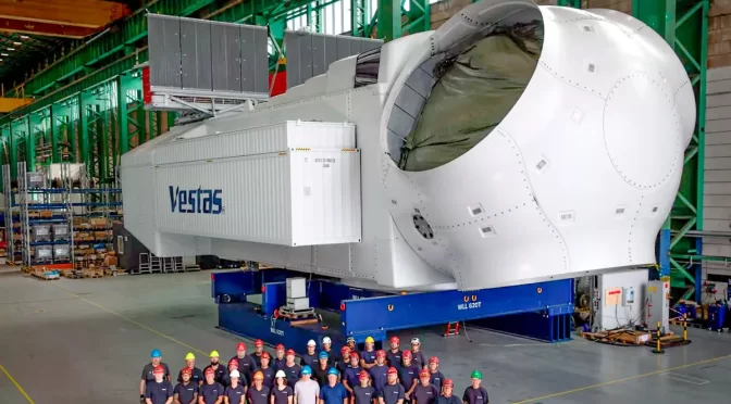 Aerogeneradores V236-15.0 MW de Vestas listos para las pruebas