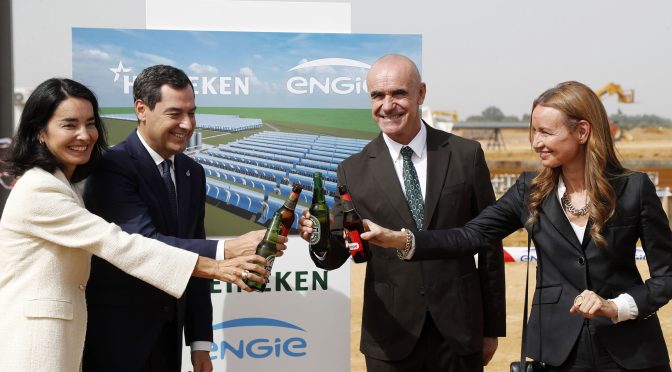 HEINEKEN y ENGIE construyen la primera termosolar de la industria española