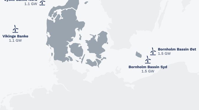 Ørsted y Copenhagen Infrastructure desarrollan 5,2 gigavatios de energía eólica marina en Dinamarca