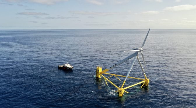 X1 Wind instala una plataforma eólica flotante en España