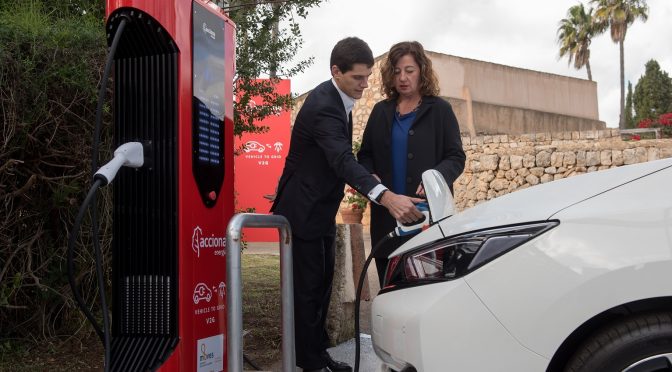 Acciona Energía ha puesto en marcha el proyecto Vehicle to Grid (V2G) Islas Baleares