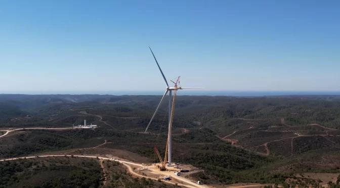 EDP Renováveis y Vestas completan la instalación de los mayores aerogeneradores de Portugal