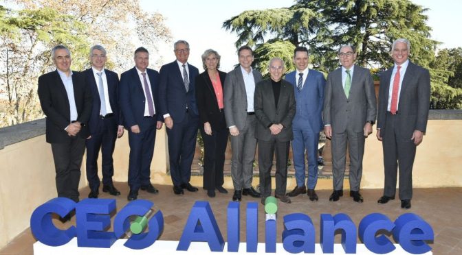 <strong>CEO Alliance for Europe se reúne en Roma para impulsar la electrificación, la descarbonización y la digitalización de los sectores de la energía, el transporte y la industria de la UE</strong>