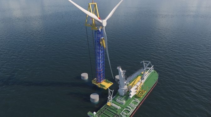 WindSpider: RWE apoya el desarrollo de un nuevo sistema de grúa automontable para la turbina eólica