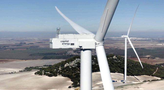 Capital Energy pone en venta 1.500 MW de eólica en España
