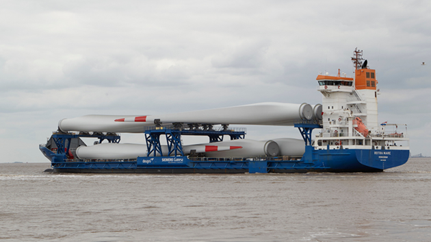 Siemens Gamesa fabricará 132 palas reciclables para el parque eólico marino Sofía en Reino Unido