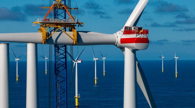 Energía eólica con visión: RWE instalará palas de rotor reciclables en el parque eólico marino Thor