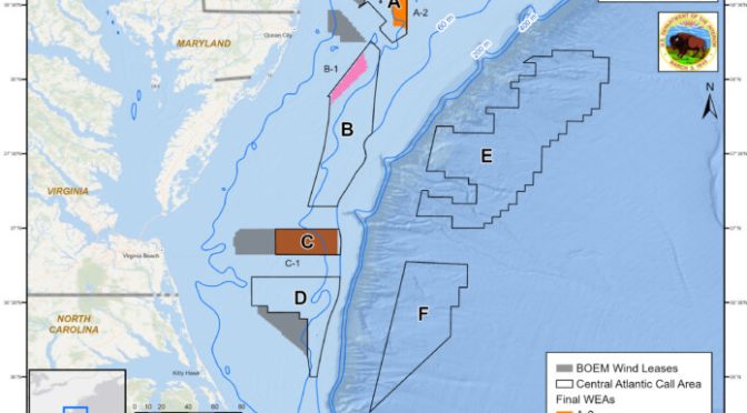 BOEM finaliza demarción de áreas de energía eólica marina en el Atlántico central de EE. UU.