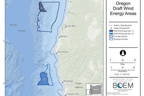 Oregón está cada vez más cerca del desarrollo de la energía eólica marina