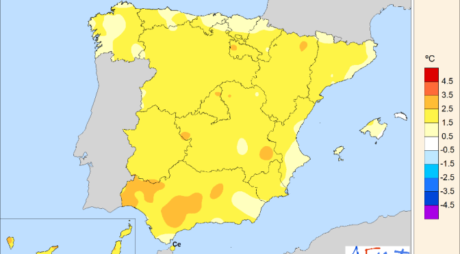 Agosto de 2023 fue el más cálido de la serie histórica