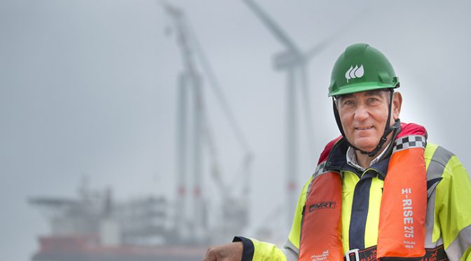 Iberdrola instala todos los aerogeneradores del parque eólico marino de Saint-Brieuc, en Francia