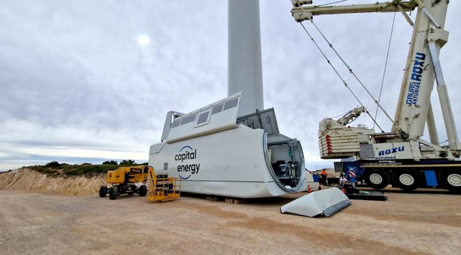 Capital Energy recibe los aerogeneradores de Siemens Gamesa para el parque eólico La Herrada, en Albacete