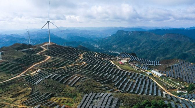La capacidad instalada de energía renovable en China aumenta entre enero y octubre