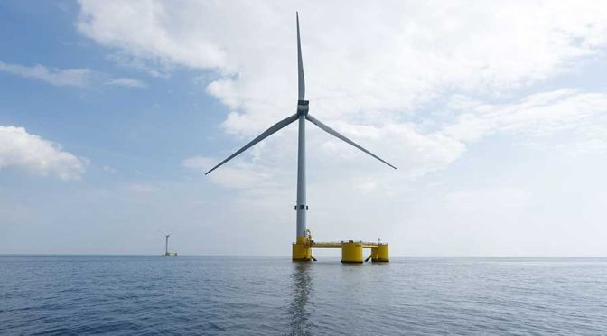 General Electric presenta una gigantesca turbina eólica flotante de 12 MW