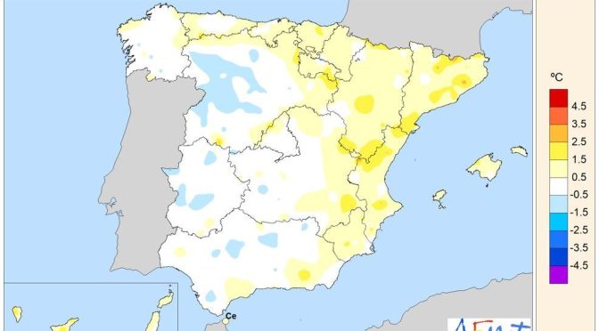 Cambio climático: Diciembre fue cálido y muy seco en España