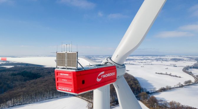 Nordex comienza con una entrada de pedidos de aerogeneradores de 2,1 GW de eólica en el primer trimestre de 2024