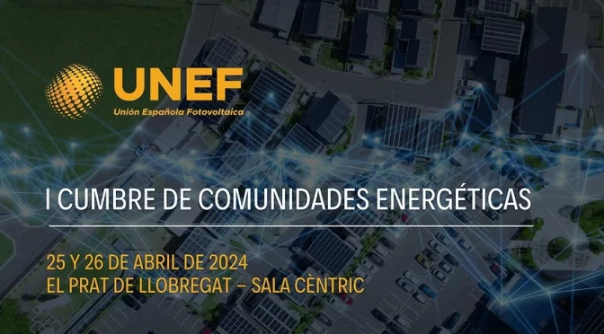 La fotovoltaica organiza la I Cumbre de Comunidades Energéticas
