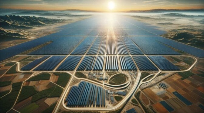 La central fotovoltaica más grande del mundo en India, Bhadla Solar Park, tiene 2.245 MW, 10 millones de paneles solares y ocupa una superficie de 5 mil hectáreas
