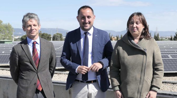 El CAT tendrá con Endesa la fotovoltaica más grande del sector del tratamiento y transporte de agua de toda España