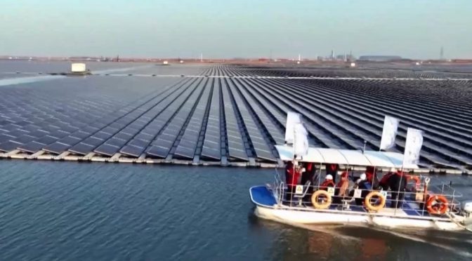 Entró en operación la planta fotovoltaica flotante más grande del mundo en Taiwán con 440 MW